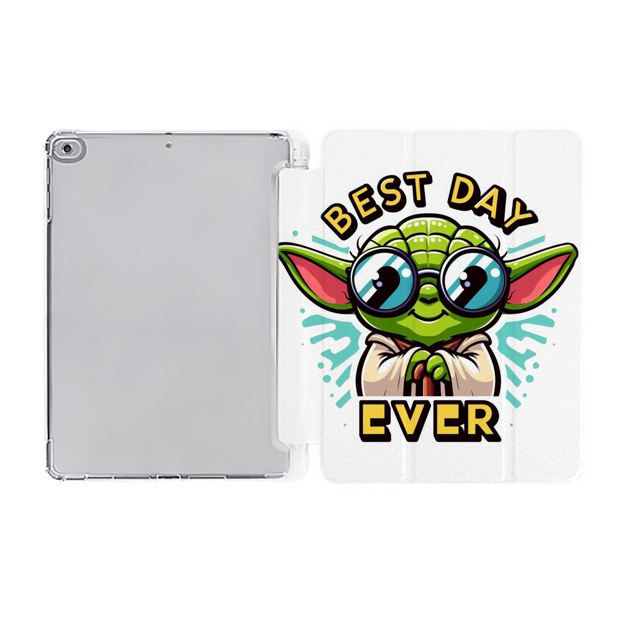 （画像用） スター・ウォーズ Star Wars IPad ケース ペン収納付き 三つ折りスタンド PUレザー×シリコン 対応機種9.5/10.5/10.9インチ